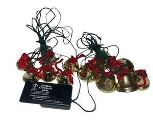 Vintage 1989 Ye Merrie Minstrel Caroling Christmas bells, 22 Songs Tested Works - Picture 1 of 4