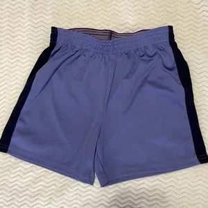 Champion Periwinkle Blue Girls Active Shorts M Retro Sport Running Athletic - Picture 1 of 4