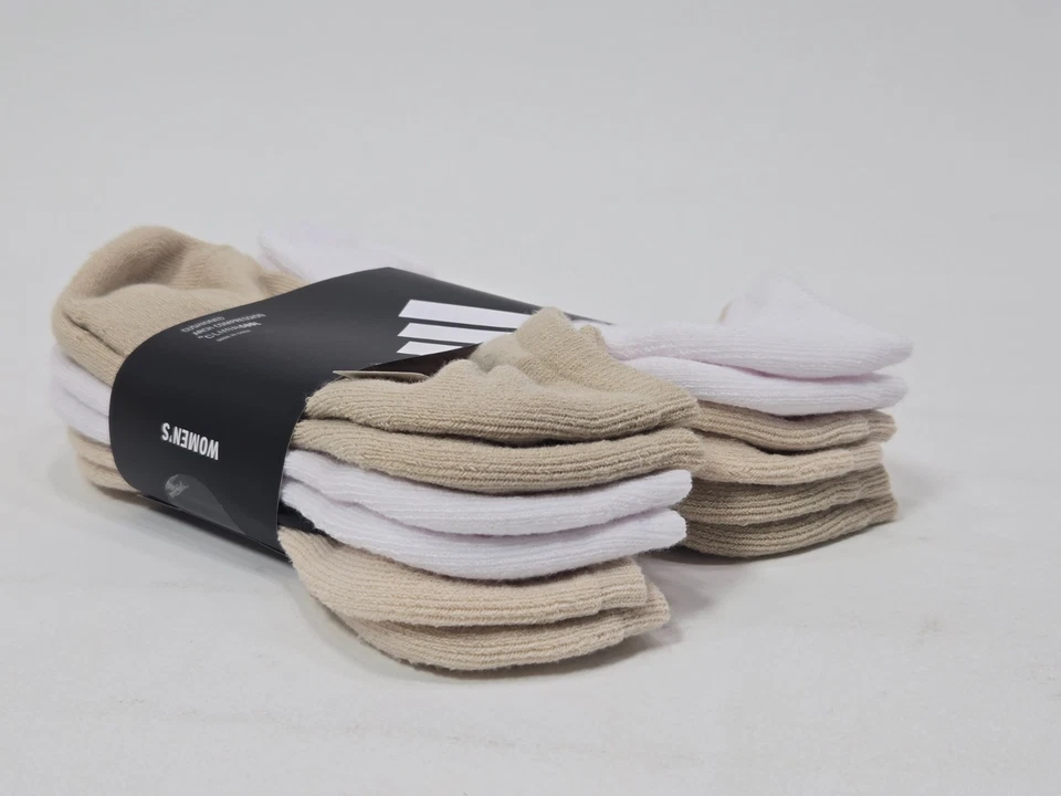 Calcetines Adidas para mujer No Show talla mediana 6 pares nuevos con etiquetas Foto 1 de 1