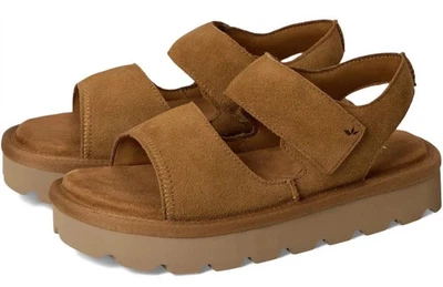 NUEVAS Sandalias Gruesas Koolaburra by UGG Tizz Plataforma Para Mujer’s 11 Tostado Castaño Foto 1 de 4