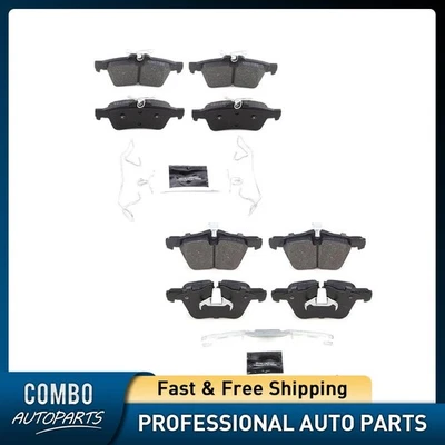 Front Rear Disc Brake Pad Set for 2006-2009 Jaguar Super V8 2013-2015 Jaguar XF - Image 1 of 4