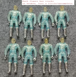 lot 8 Road Champs MXS Skeleton Dirt Bike Wicked Rider figure w cracks/ broken D5 - Picture 1 of 12