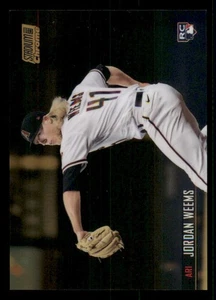 2021 Stadium Club Chrome Gold Refractors #312 Jordan Weems /50 - Picture 1 of 2