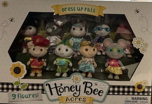Ape miele acri parco giochi amici 9 figure vestire amici camicie abiti nuovi - Foto 1 di 4