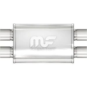Magnaflow 11386 Universal Performance Muffler 2.5" Dual Inlet Outlet 4x9x14 Oval - Picture 1 of 4