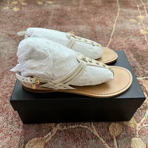 Coach Caleigh Soft Leather Slingback Thong Sandals Womens Size 9 M A01211 • NIB - Picture 1 of 8