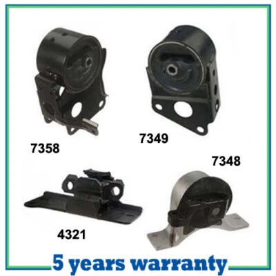 M248 Engine Motor & Trans Mount Set 4PCS For 2003-2007 Nissan Murano 3.5L 2WD - Image 1 of 4