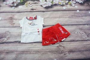Camiseta y Falda Gymboree Vintage Hometown Parade 3-6 Mos 4 de julio Miss Independence - Imagen 1 de 11