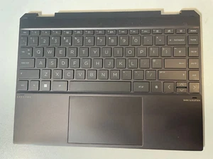 Original HP Spectre X360 4-EA UK Keyboard/Palmrest LED Backlit - Picture 1 of 7