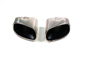 Terminali Di Scarico In Acciaio Inox Per Bmw X5 E70 Dal 2007+ Look Sportivo - Afbeelding 1 van 1
