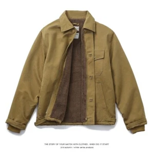 U.S.N. Navy A-2 Retro American Military Whipcord Jungle Cloth Deck Jacket Coat - Picture 1 of 20