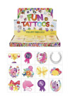 72 kids pony temporary tattoos  loot favour toy stocking filler party bag filler