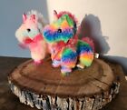 2 Stuffed Animal Unicorn Lot (Rainbow) (Ages 3+)
