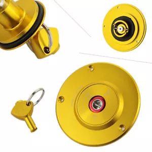 Tappo serbatoio benzina oro Fit Honda CBR1000RR CBR600RR 2004 - 2012 CBR600F4i 2001 - Foto 1 di 7