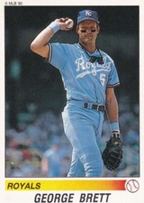 George Brett Kansas City Royals Panini Sticker # 91 1990 Baseball