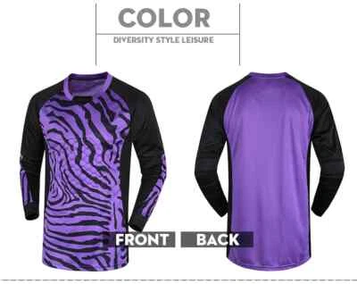 紫色老虎守门员足球制服套装每件30美元(中号) — 第 1/3 张图片