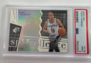 2003-04 SPx #116 Tony Parker/3999 Spurs PSA 9 - Picture 1 of 8