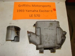 1993 YAMAHA EXCITER 2 II LE 570 92 91 EX std cylinder piston rings 88R00 72.7mm - Picture 1 of 12