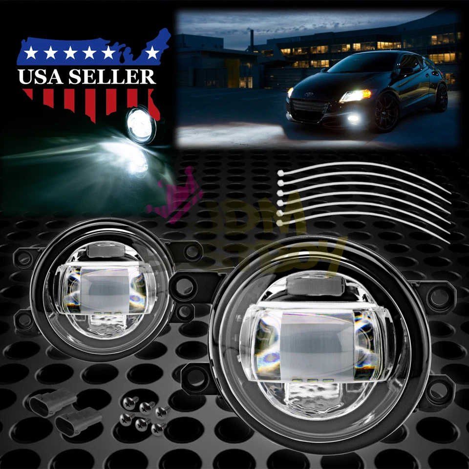 Luz antiniebla lente transparente Toyota Land Cruiser 16-21 ajuste calidad repuesto T1 Foto 1 de 4