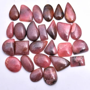 26 Pcs/318 Ct Natural Rhodochrosite Untreated Cabochon Top Quality Gemstones Lot - Picture 1 of 2