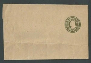 W425 1c Green On Manila Wrapper Mint Entire Has Folds & Edge& Corner Flaws - Picture 1 of 1
