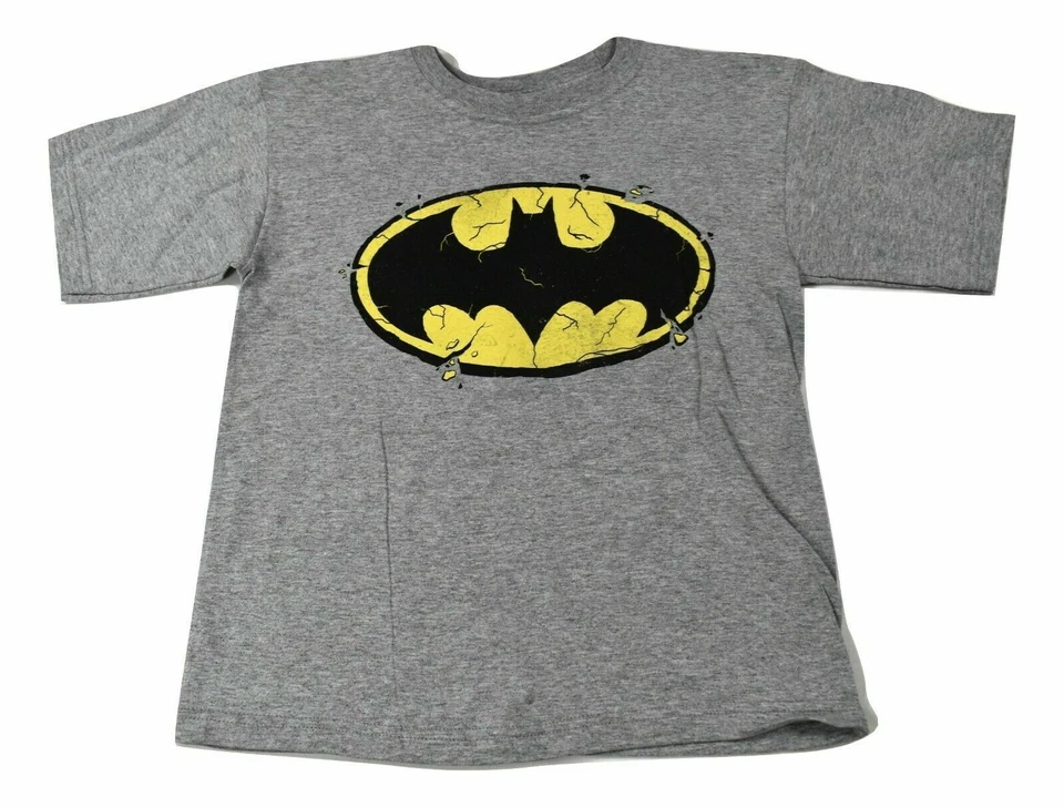 Camiseta Batman Jóvenes Niños Logo Roto Nueva 5-6, 6-7, 8 Foto 1 de 1