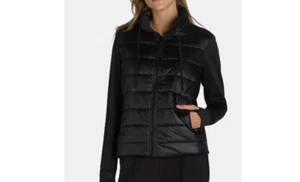 Avia Horizontal Quilt Jacket Women's Jacket w/ Thumbholes NWT - Picture 1 of 8