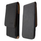 caseroxx Flap Pouch for Xiaomi Redmi S2 in black made of genuine leather