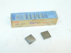 NEW SURPLUS 8PCS. HERTEL CLEVELAND SPU 422 GRADE: P25 CARBIDE INSERTS - Picture 1 of 2