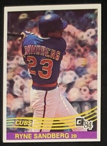 1984 DONRUSS #311 RYNE SANDBERG CHICAGO CUBS NM-MT or BETTER! MVP!HOF! PRISTINE!