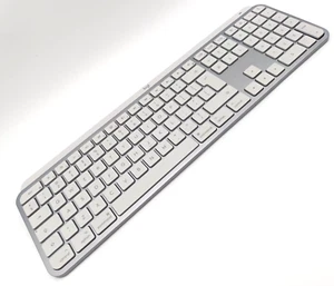 Logitech MX Keys S for Mac Tastatur Kabellos - Hellgrau BESCHREIBUNG LESEN! - Bild 1 von 4
