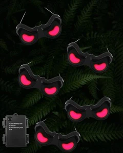 Halloween LED Peeping Eyes Decorations 5-Pack - Picture 1 of 6