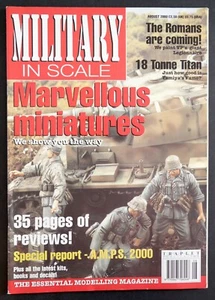 Military In Scale Magazine #93 August 2000 - Marvellous Miniatures - Bild 1 von 2