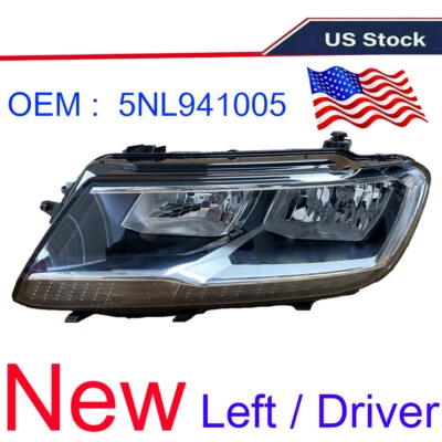 For 2018-2021 Volkswagen VW Tiguan Halogen Headlight Left Driver Side 5NL941005 - Изображение 1 из 4