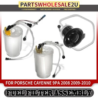 Filtro de combustible delantero y trasero y bomba de combustible para Porsche Cayenne 9PA 3,6 L 4,8 L 2008-2010 Foto 1 de 4