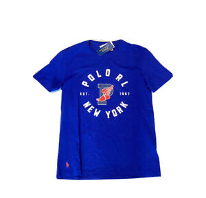 Polo Ralph Lauren P-Wing RL New York Tee T-Shirt Royal New W/Tags Men’s M