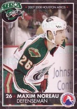 2007-08 Houston Aeros #12 Maxim Noreau