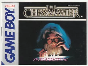 ✪ THE CHESSMASTER, Nintendo GAME BOY SPIELEANLEITUNG Z1/1- - Bild 1 von 3