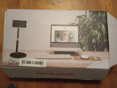 Soporte de escritorio ajustable 360 trípode soporte de escritorio para teléfono celular soporte para palo selfie Foto 1 de 2