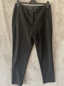 NEW LOOK WOMENS PANTS TROUSERS SIZE UK 14 BLACK STRIGHT LEG - Picture 1 of 10