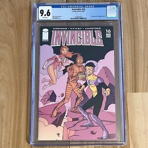 INVINCIBLE #16 CGC 9.6 WHITE PAGES // 1ST APP ANGSTROM LEVY IMAGE COMICS 2004
