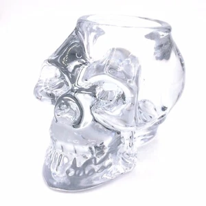 Votivkerzenhalter Klarglas Totenkopf - Bild 1 von 6
