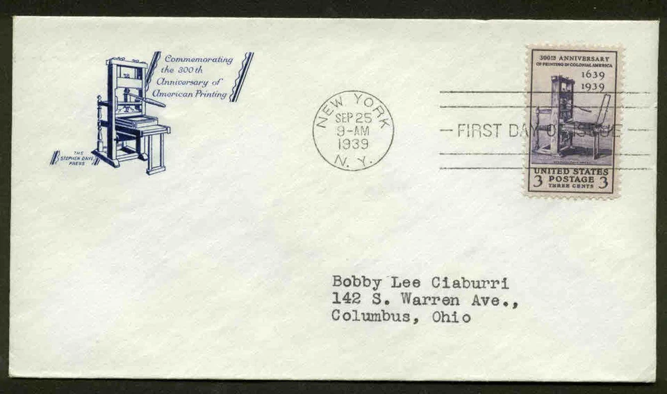 857 PRINTING FDC NEW YORK, NY PLANTY P10b HOUSE OF FARNAM CACHET - Image 1 of 1