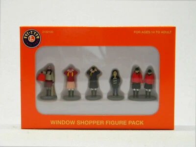 LIONEL WINDOW SHOPPER CHILDREN FIGURES 6 PACK O GAUGE scenery train 2130120 NEW - Image 1 of 3