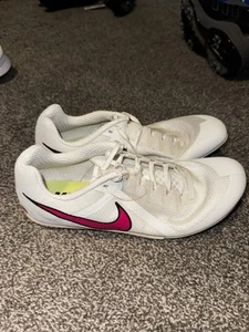 Nike Zoom Rival Sprint Low Sail Fierce Pink Spikes Sprinter Herren Größe 8 - Bild 1 von 5