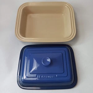 Le Creuset Large Rectangle Oven Tray / Casserole Dish - Blue - Size 33x27 cm - Picture 1 of 14