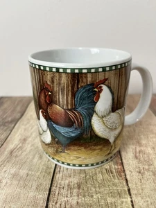 David Carter Brown - Chickens & Rooster Kaffeetasse Becher "On The Farm" Sakura 2002 - Bild 1 von 6