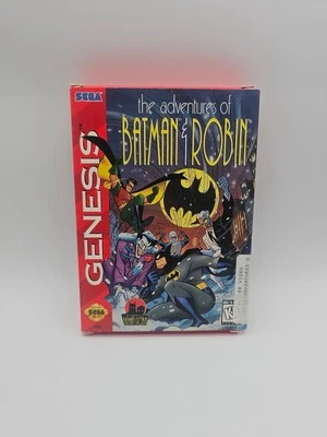 Adventures of Batman & Robin Sega Genesis CIB Complete With Reg, Nice Copy! - Image 1 of 4