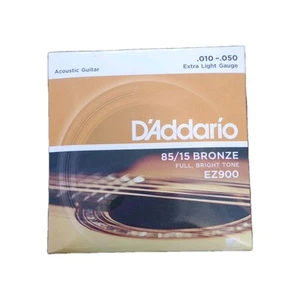 DAddario EZ900 Acoustic Guitar Strings 85/15 Extra Light Gauge .010 .050 - Picture 1 of 7