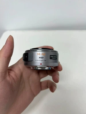 Panasonic 14-42x Power Zoom Lens (95% New) - Silver, M4/3, 28-84mm Equiv., Quiet - Image 1 of 4